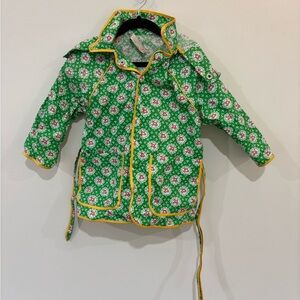 Stella McCartney girls floral raincoat sz 3